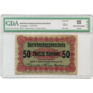 Poznań, 50 Kopeken 1916, ...erwirbt.... GDA 55 EPQ