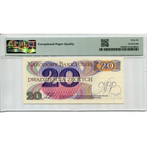 20 złotych 1982 - AA - PMG 66 EPQ