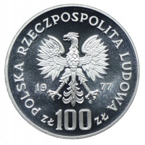 100 zloty 1977, Żubr