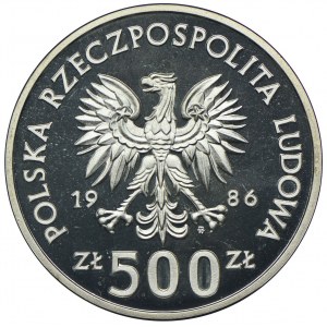 500 zloty 1986, Ladislaus I the Short.