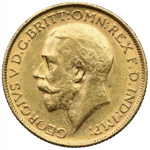 Australia, George V, 1 sovereign 1913 M, Melbourne