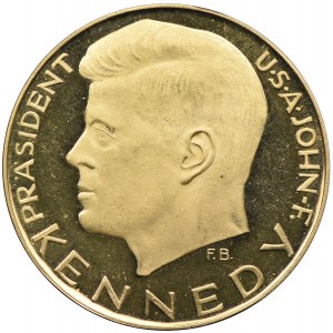 USA, medal, John Kennedy, gold