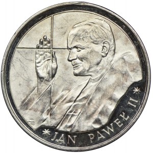 10.000 złotych 1988, Jan Paweł II, Cienki krzyż