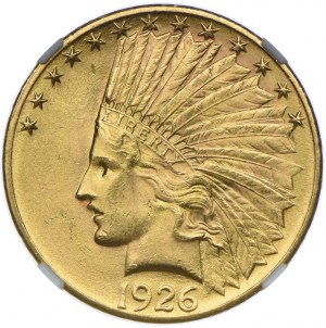 USA, $10 1926, Philadelphia, Indiana, NGC MS62