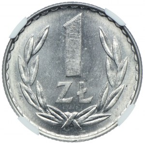 1 złoty 1977, NGC MS65