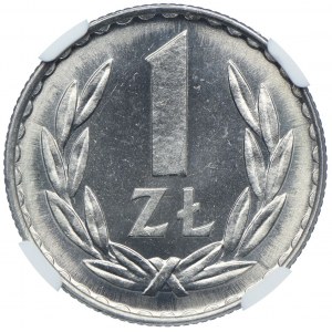 1 złoty 1977, NGC MS66