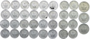 PRL set, 20 pennies, 50 pennies 1957 (35pcs).