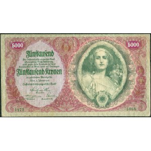 Österreich, 5.000 Kronen 1922