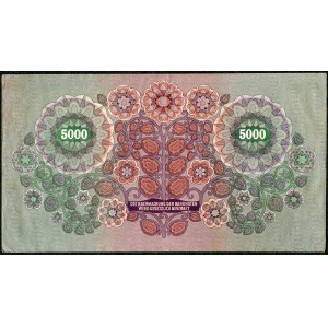 Österreich, 5.000 Kronen 1922
