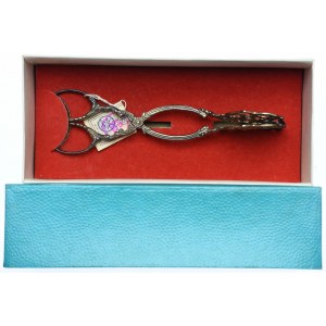 Cake tongs - silver
