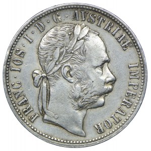 Austria, Franz Joseph I, 1 florin 1876, Vienna