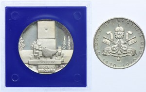 Set di medaglie, Giovanni Paolo II (2 pezzi), argento