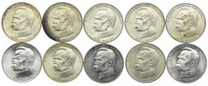 50,000 Gold 1988 Józef Piłsudski (10pcs).