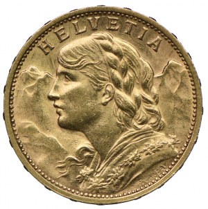 Switzerland, 20 francs 1901 B, Bern