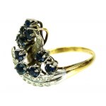 Bague en or avec saphirs (26)