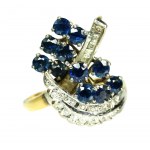 Bague en or avec saphirs (26)