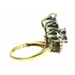 Bague en or avec saphirs (26)