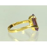 Gold ring with amethyst (86)