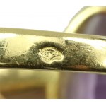 Gold ring with amethyst (86)