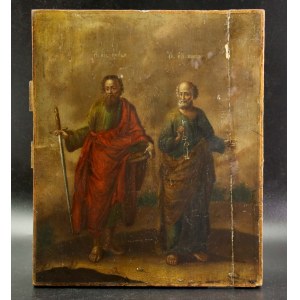 Apostołowie św. Piotr i Paweł, XIX w., ikona (104)