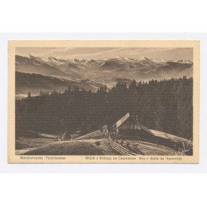 Huculszczyzna - Widok z Żabiego na Czarnohore (1140)