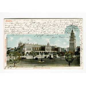 Kraków sukiennice 1906 litografia - Małopolska (138)