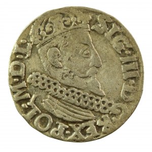 Zygmunt III Waza, Trojak 1622, Kraków - przebitka ARG(E)E (149)