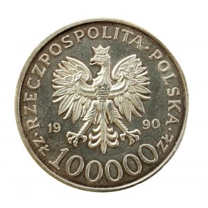 III RP, 100.000 Złotych 1990, Solidarność - Typ A (519)
