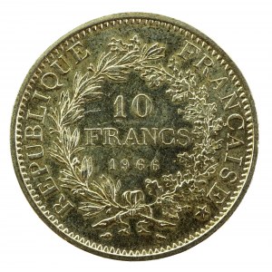 Francja, V Republika, 10 franków 1966 (543)