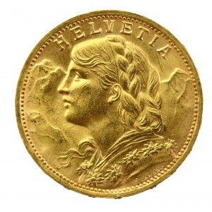 Szwajcaria, 20 franków 1927, Berno (555)