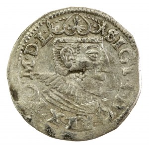 Zygmunt III Waza, Trojak 1591, Poznań - wąskie popiersie. Rzadsze (812)