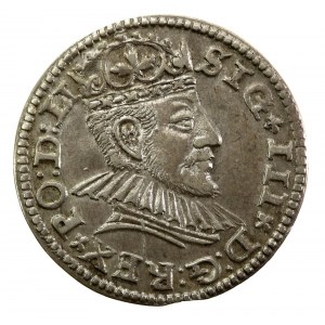 Zygmunt III Waza, Trojak 1590, Ryga - ex. Kałkowski (830)