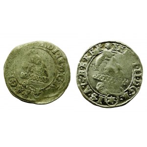 Austria, zestaw 3 Krajcary Kutna Hora i Praga. Razem 2 szt.(884)