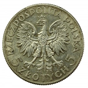 II RP, 5 złotych 1933, Głowa Kobiety (905)