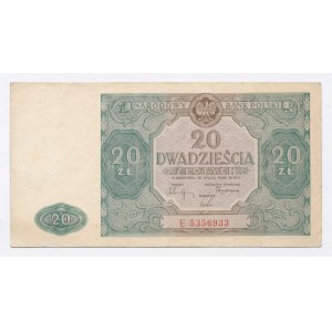 PRL, 20 złotych 1946 E (168)