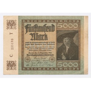 Niemcy, 5.000 marek 1922 (391)