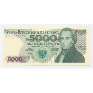 PRL, 5.000 złotych 1982 DF (430)