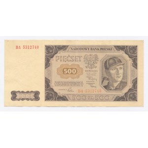 PRL, 500 złotych 1948 BA (452)