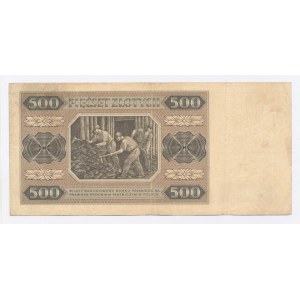 PRL, 500 złotych 1948 AN (453)