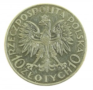 II RP, 10 gold 1933, Traugutt (307)