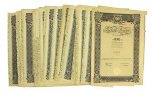 Bank Polski S.A., 100 zlotys 1934 - set of 77 pcs. (368)