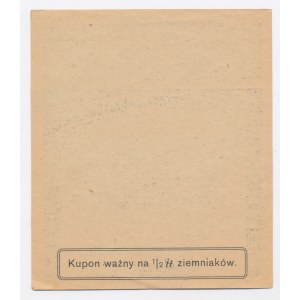 Warszawa, Dzienna karta na chleb 1916, z tekstem na rewersie (61)