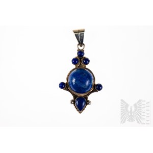 Lapis Lazuli Pendant, 925 Silver