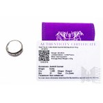 Ring with 31 Natural Anthill Garnets 1.34 ct, 925 Silver, Comes with Gemporia Certificate