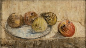 Tadeusz Makowski (1882 - 1932), Martwa natura z jabłkami, ok. 1923