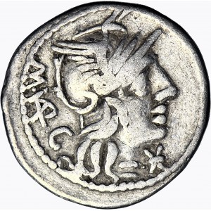 Republika Rzymska, M. Vargunteius 130 pne, Denar
