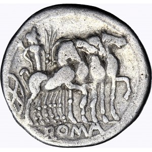 Republika Rzymska, M. Vargunteius 130 pne, Denar