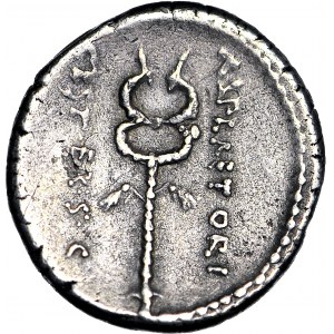 Republika Rzymska, M. Plaetorius M. f. Cestianus 69 pne, Denar