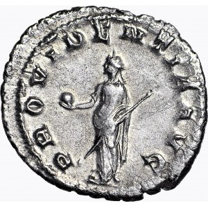 Cesarstwo Rzymskie, Gordian III 238-244 ne, Providentia, Antoninian, rzadszy portret