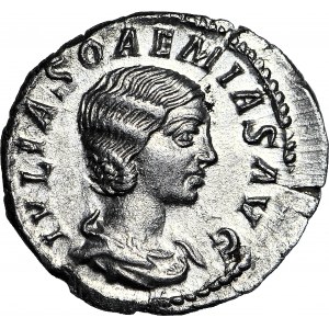 Cesarstwo Rzymskie, Julia Soemia 218-222 ne , Wenus, Denar, PIĘKNY I RZADKI
